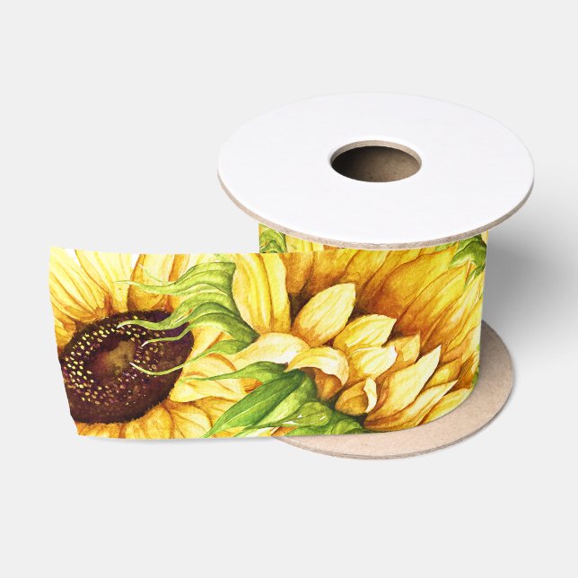 Ruban En Satin Ruban de tournesol (Bobine)