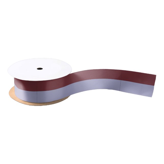 Ruban En Satin Ruban de vin et de satin gris bleu (Bobine)