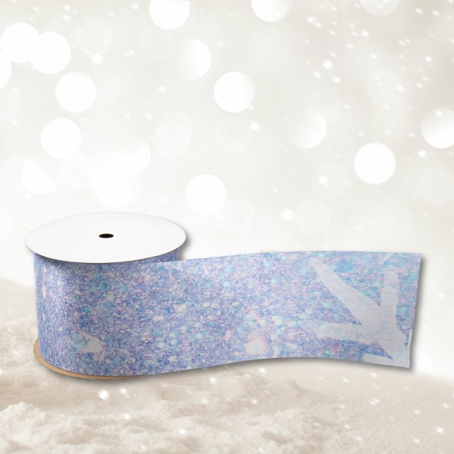 Ruban En Satin Ruban d'hiver pour les cadeaux de Noël (Snowflake Winter Ribbon for Christmas Gifts)