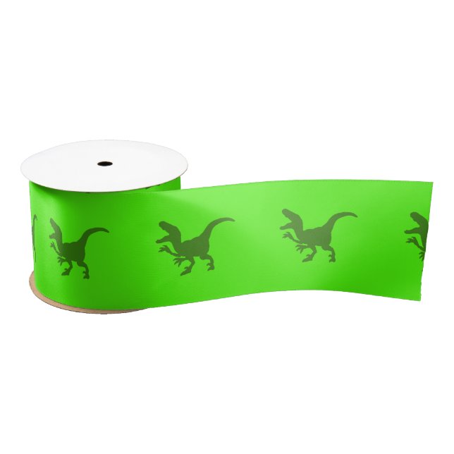 Ruban En Satin Ruban Dinosaures (Bobine)