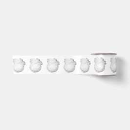 Ruban En Satin Ruban d'ornement blanc