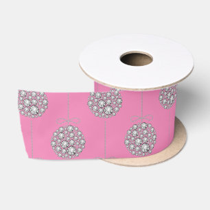 Ruban En Satin Ruban d'ornements en diamant