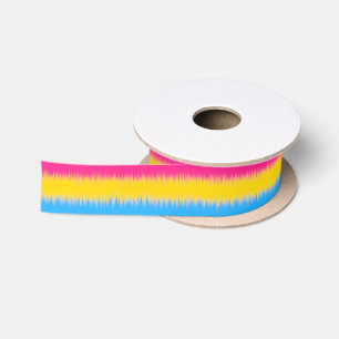 Ruban En Satin Ruban Drapeau Pansexuel