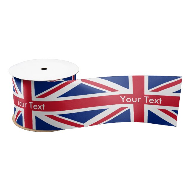 Ruban En Satin ruban du drapeau britannique (Bobine)