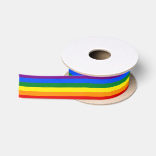 Ruban En Satin ruban du drapeau de la fierté LGBT