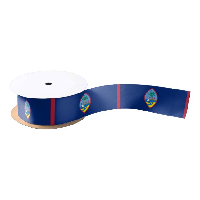 Ruban En Satin Ruban du drapeau guaméen (Bobine)