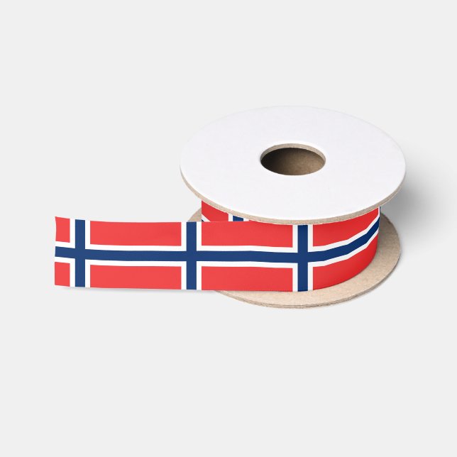Ruban En Satin Ruban du drapeau norvégien (Bobine)