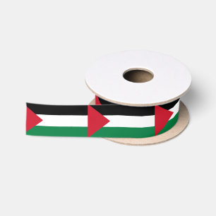 Ruban En Satin Ruban du drapeau palestinien