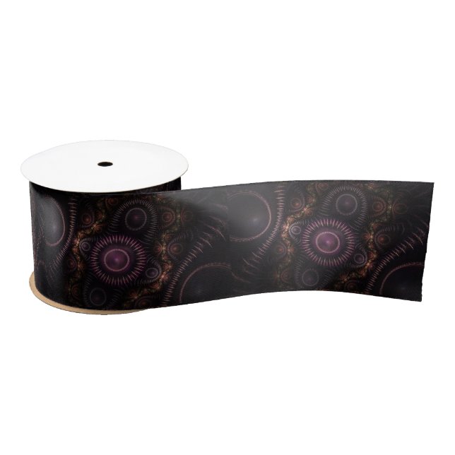 Ruban En Satin ruban fractal violet (Bobine)