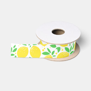 Ruban En Satin Ruban jaune citron
