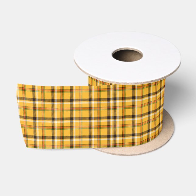 Ruban En Satin Ruban jaune et satin Brown (Bobine)