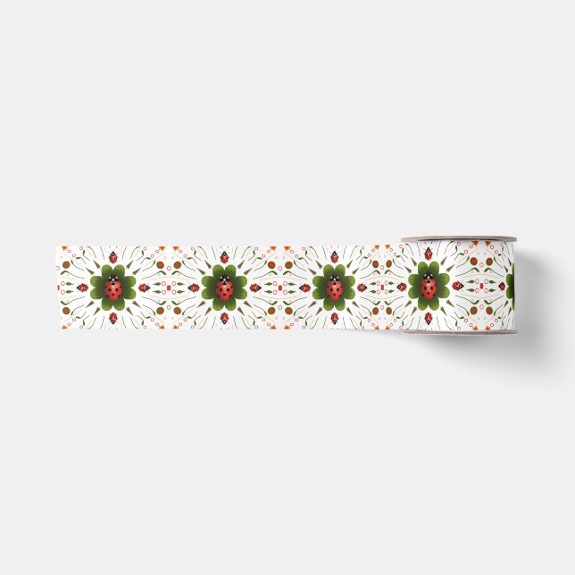 Ruban En Satin Ruban Ladybug 3" (Devant)