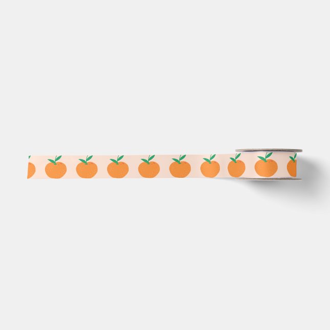 Ruban En Satin Ruban Little Cutie Orange Satin (Devant)