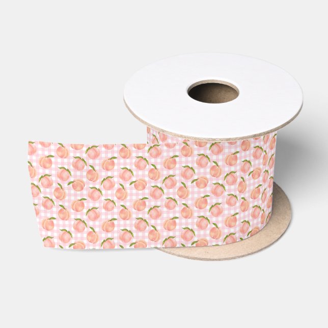 Ruban En Satin Ruban Motif satiné doux à l'aquarelle (Bobine)
