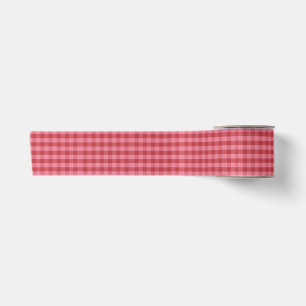 Ruban En Satin Ruban plaid rose et rouge Valentine