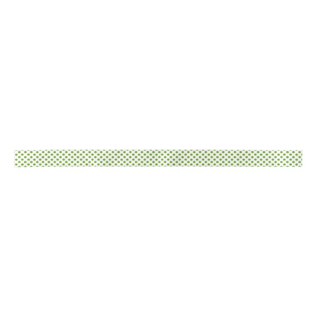 Ruban En Satin Ruban Polka Dot Glitka Vert (Devant)
