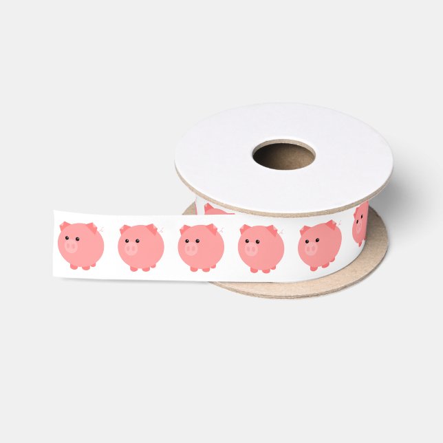 Ruban En Satin Ruban potelé mignon de satin de porc (Bobine)