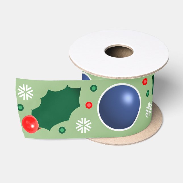 Ruban En Satin Ruban Racquetball cadeau de vacances Satin Ribbon (Bobine)