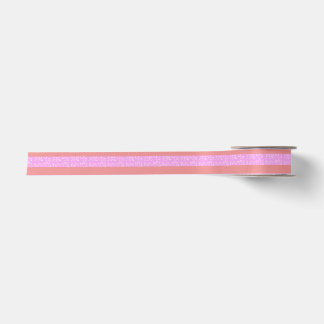 Ruban En Satin Ruban rose géométrique