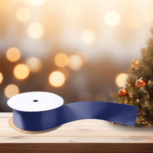 Ruban En Satin Ruban saphir bleu satin classique