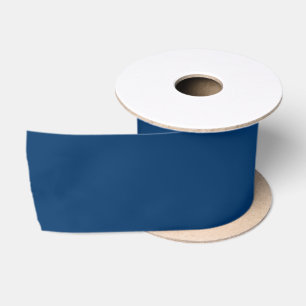 Ruban En Satin Ruban Satin Bleu Minuit - Personnalisable