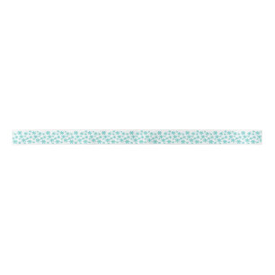 Ruban En Satin Ruban Satin Blue Snowflake