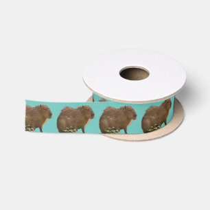 Ruban En Satin Ruban satin Capybara