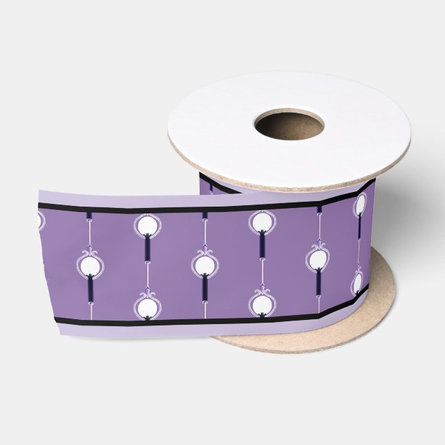 Ruban En Satin Ruban satin de fée de pluie violette (Bobine)