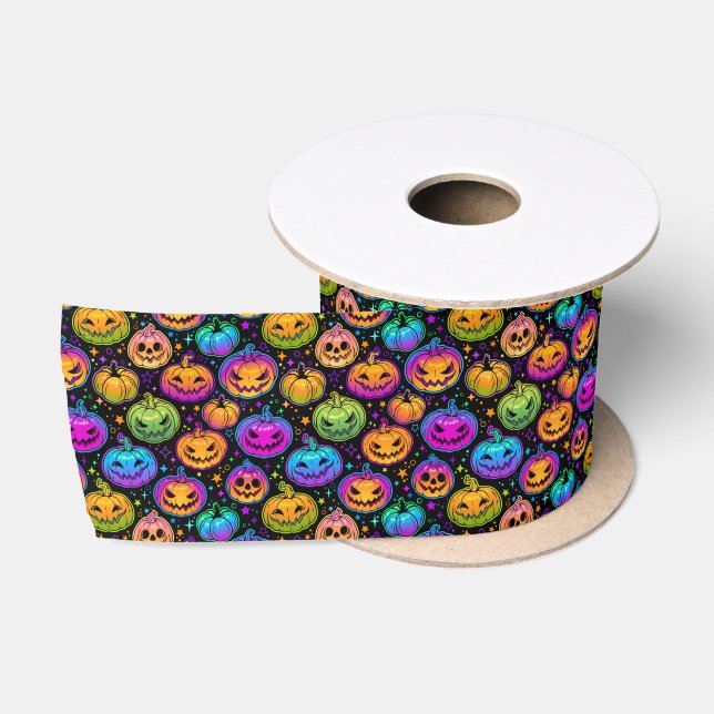 Ruban En Satin Ruban satin d'Halloween (Bobine)