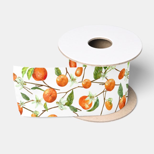 Ruban En Satin Ruban satin Mariage orange (Bobine)