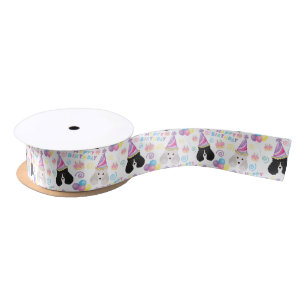 Ruban En Satin Ruban Satin Parti Caniche