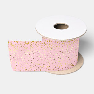 Ruban En Satin Ruban Satin Petite Golden Stars