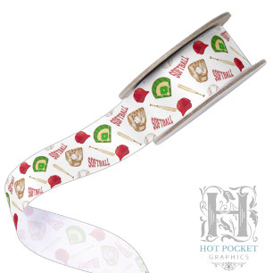 Ruban En Satin Ruban Satin Softball