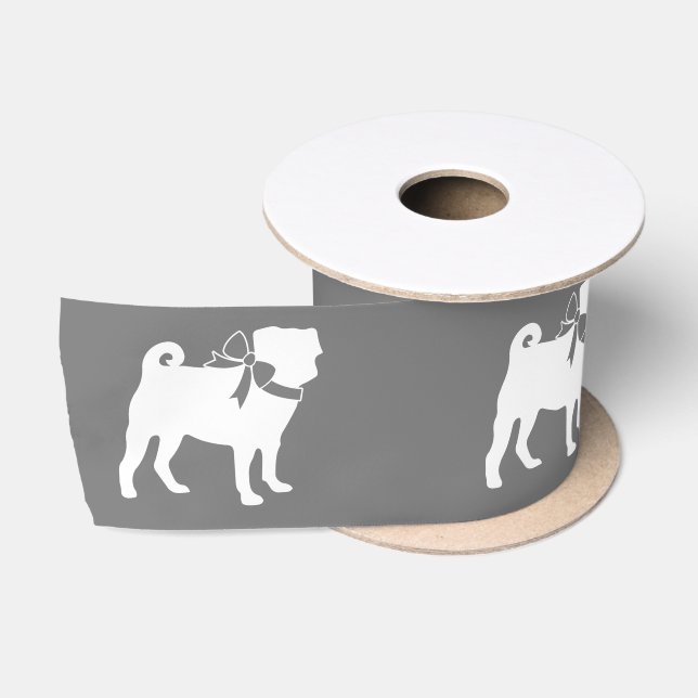 Ruban En Satin Ruban satiné Chien carlin Chien Puppy (Bobine)
