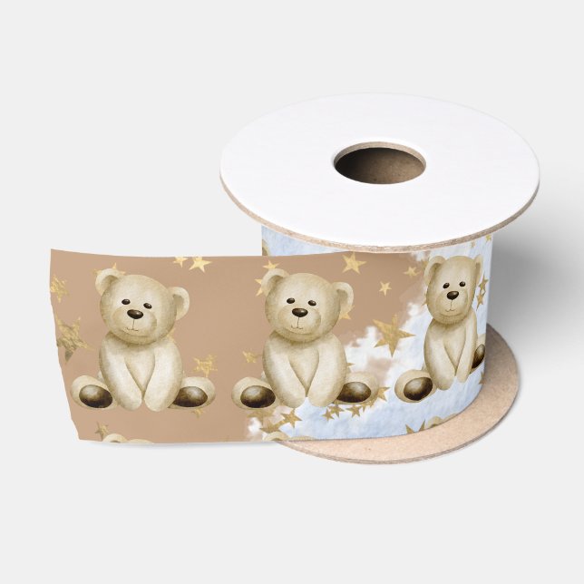 Ruban En Satin Ruban satiné de l'ours en peluche (Bobine)