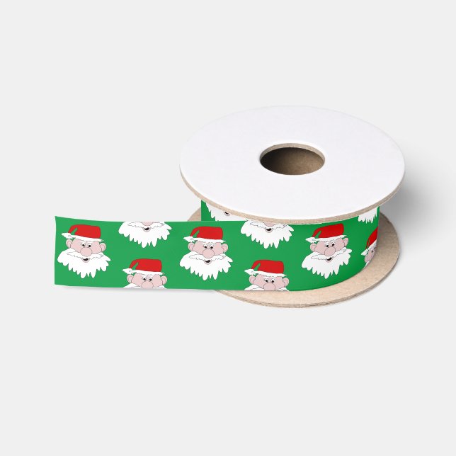 Ruban En Satin Ruban satiné de Noël du Père Noël (Bobine)