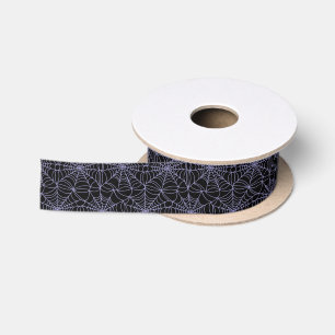 Ruban En Satin Ruban satiné Halloween Webs