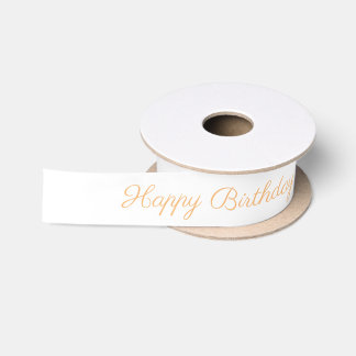 Ruban En Satin Ruban satiné (Joyeux anniversaire)