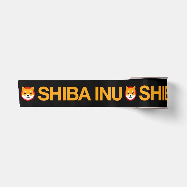 Ruban En Satin Ruban Shiba Inu Full Logo Ribbon Satin (Devant)