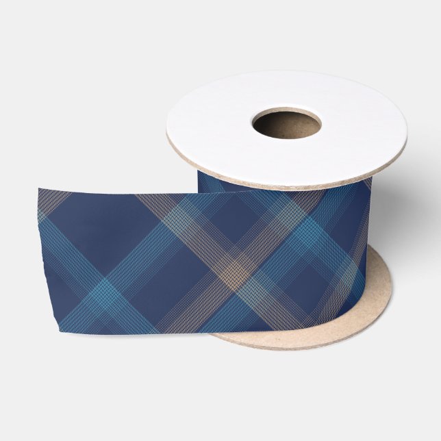 Ruban En Satin Ruban Tartan Satin Plaid (Bobine)