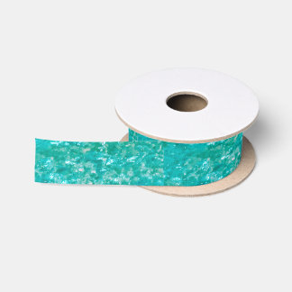 Ruban En Satin Ruban Turquoise Ocean Satin