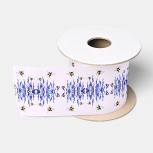 Ruban En Satin Rubans de fleurs et d'abeilles Cadeau