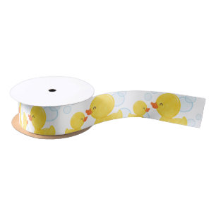 Ruban En Satin Rubber Duck Ribbon