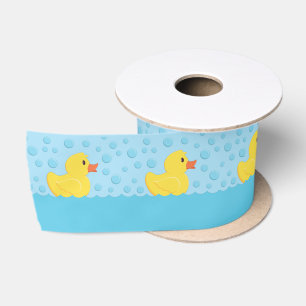 Ruban En Satin Rubber Ducky 1er Anniversaire Fête Enfants Bébé