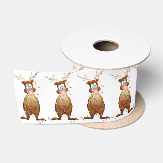 Ruban En Satin Rudolph (Bobine)