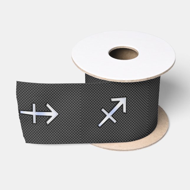 Ruban En Satin Sagittarius SIGNE Zodiaque Style fibre de carbone (Bobine)