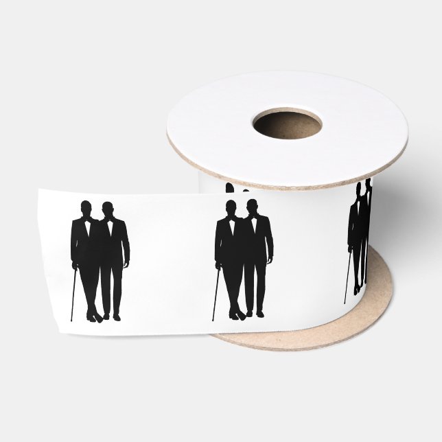 Ruban En Satin Salles Mariages gays (Bobine)