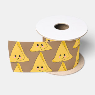 Ruban En Satin Samosas indiens Motif alimentaire mignon Kawaii