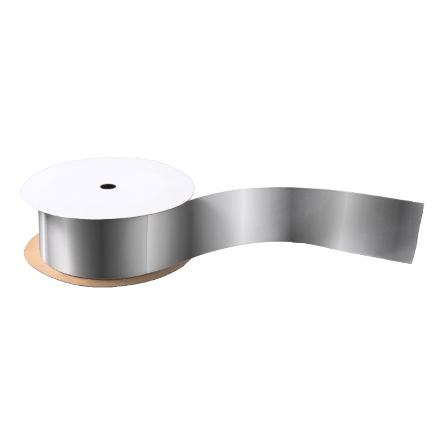 Ruban En Satin Satin argenté (Bobine)