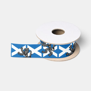 Ruban En Satin Scotland ruban, Fun Rampant & Scottish Drapeau